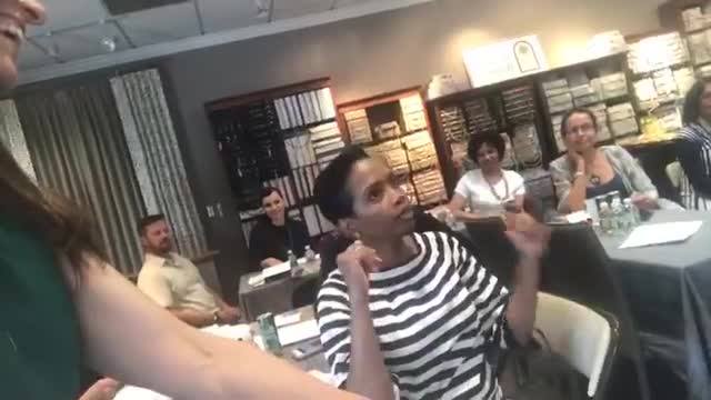 FBLive Flash Mob with Nicole Heymer talking about branding your interior design firm!!