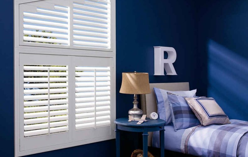 Palm Beach™ Polysatin Shutters With Ange Top