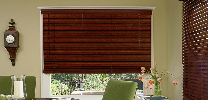 wooden blinds window treatments