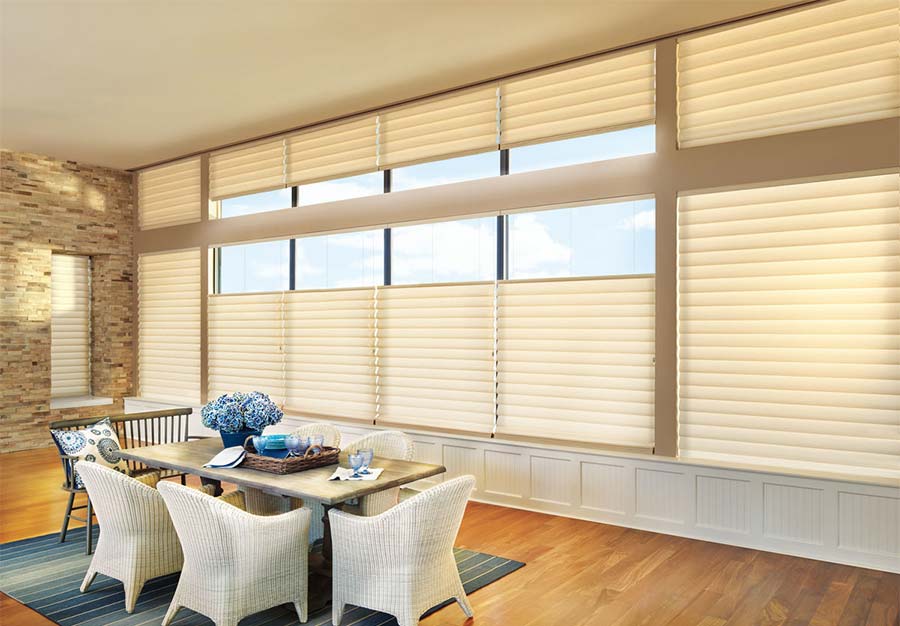 Roman Shades Dining Room