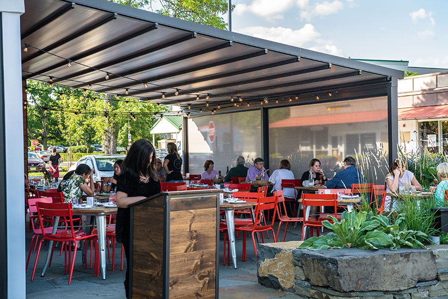 Gennius Motorized Pergola Nomad Pizza Princeton