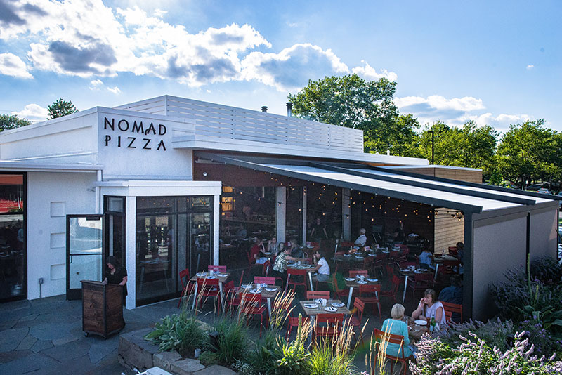 Covered Patio At Nomad Pizza In NJ