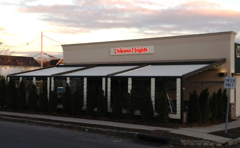 Gennius Awning At Delicious Heights Restaurant