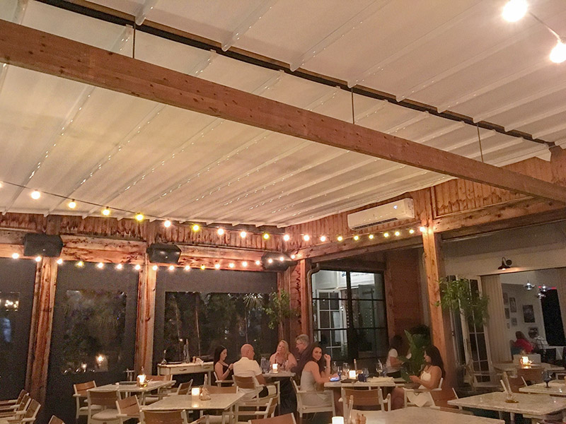 Guests On The Patio of A Restaurant