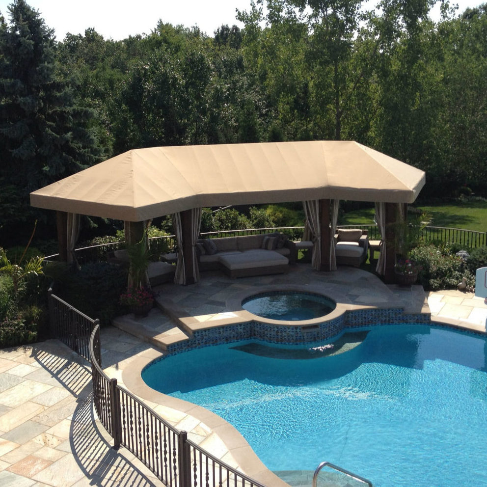 Durasol Patio Pergola Cover With Stationary Panels By Window Works