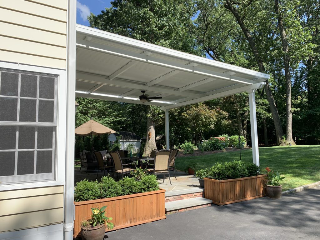 Northern Nj Backyard Louvered Roof