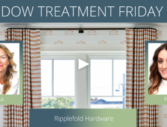Window Treatment Friday Live Episode 108: Ripplefold Drapery Hardware