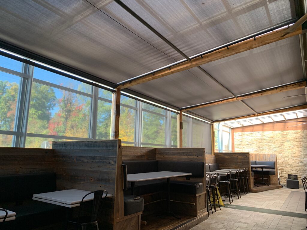 Outdoor and indoor commercial sun control solution